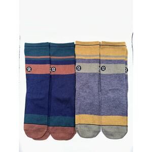 4 Pairs - Lululemon Athletic Crew Socks M/L 6.5–10.5 (US)